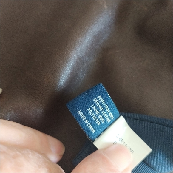 Cole Haan Bethany Weave Single Strap Leather Hobo Bag Chestnut Brown - Picture 10 of 12